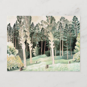 Ravilious - Lombardy Poplars, Postcard
