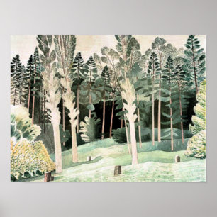 Ravilious - Lombardy Poplars, Poster