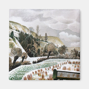 Ravilious - New Year Snow Magnet