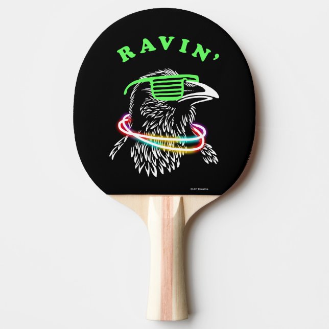 Ravin' Ping Pong Paddle (Front)