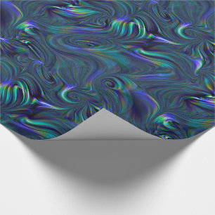 Raving Waves Elegant Pattern Wrapping Paper