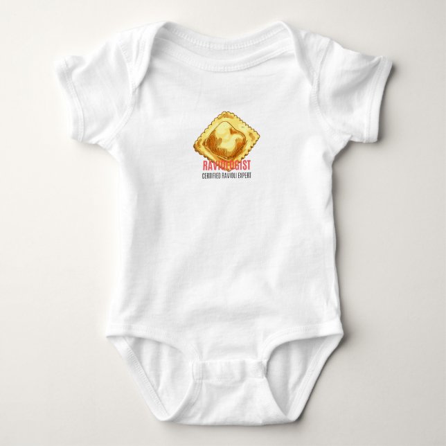 RAVIOLI CERTIFIED EXPERT BABY BODYSUIT (Front)