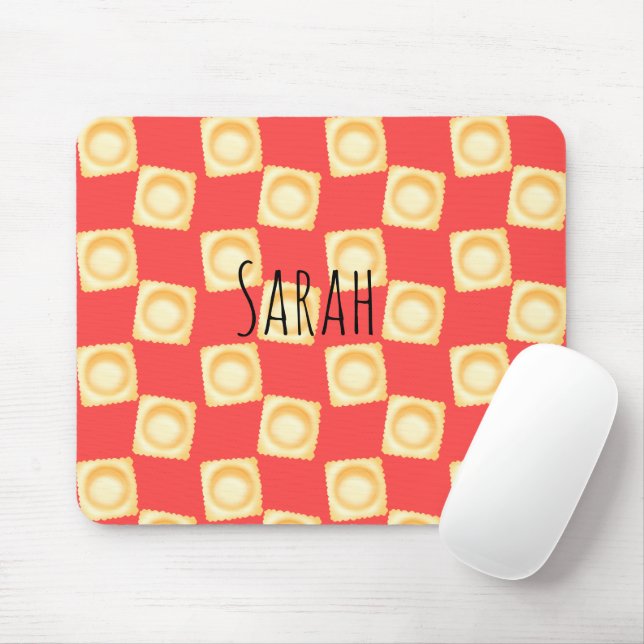 Ravioli Delicious Pasta Mouse Pad (With Mouse)
