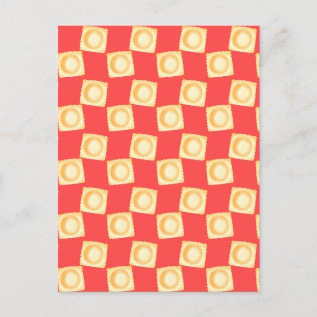 Ravioli Delicious Pasta Postcard (Front)