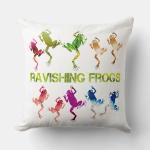 ravishing frogs cushion