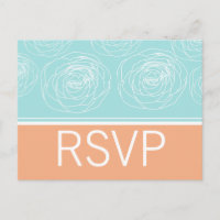 Ravishing Roses Elegant Response Card