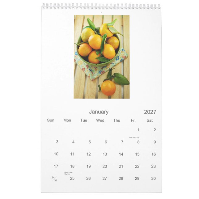 Raw 2010 - Food Calendar (Jan 2027)