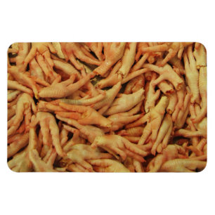 Raw Chicken Feet Magnet