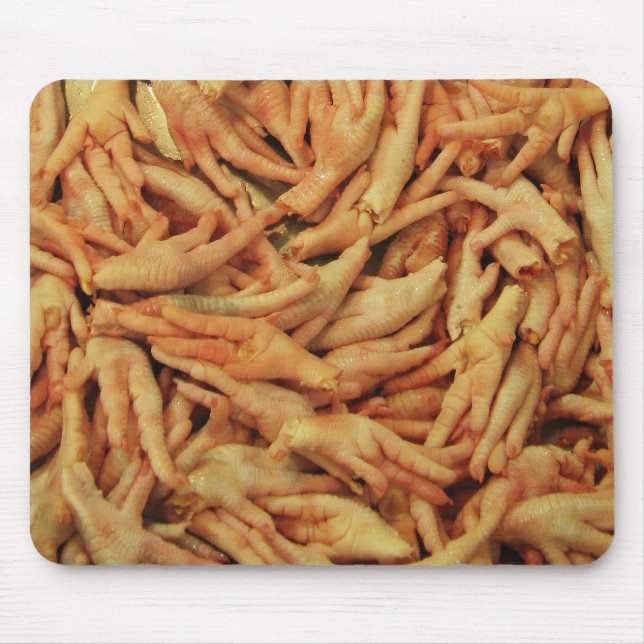 Raw Chicken Feet Mouse Pad (Front)