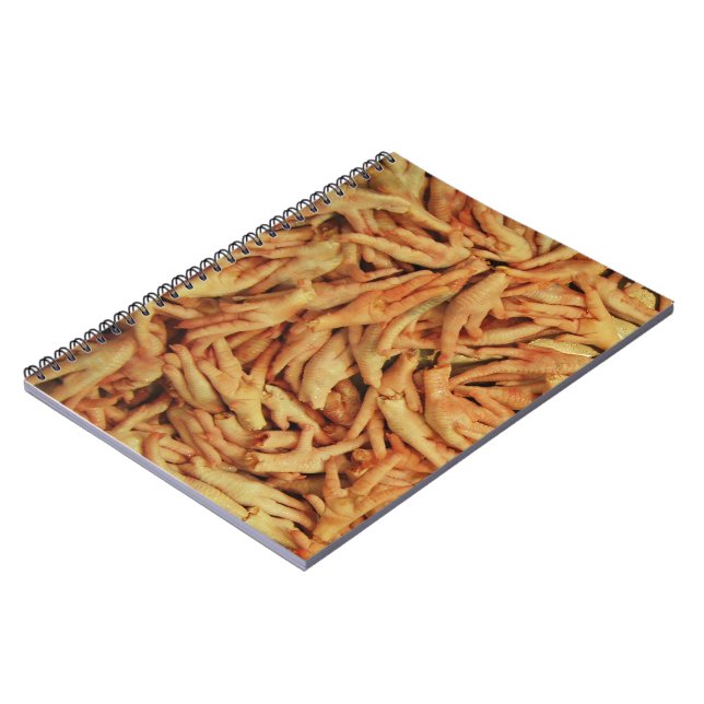 Raw Chicken Feet Notebook (Left Side)
