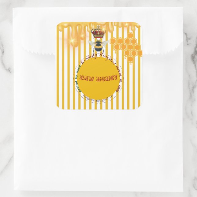 raw honey label so beautiful (Bag)