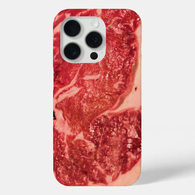 Raw Meat Ribeye Steak Case-Mate iPhone Case (Back)