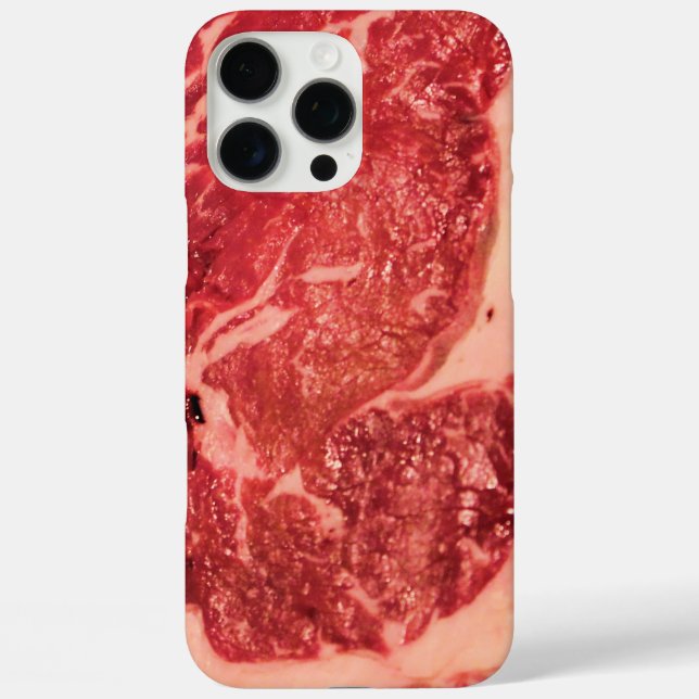 Raw Meat Ribeye Steak Case-Mate iPhone Case (Back)