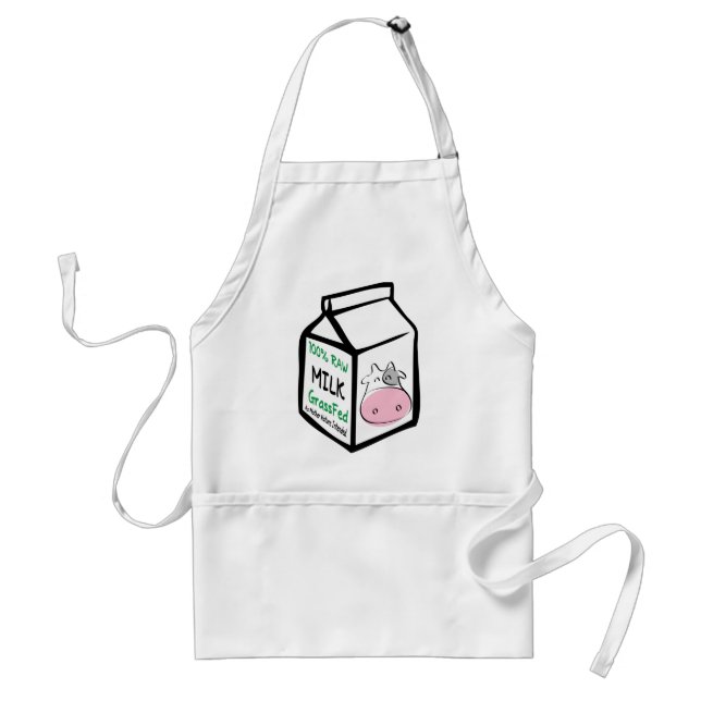 Raw Milk Organic Planet Personal Aprons (Front)