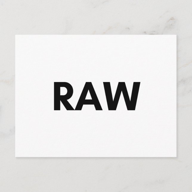 raw postcard (Front)