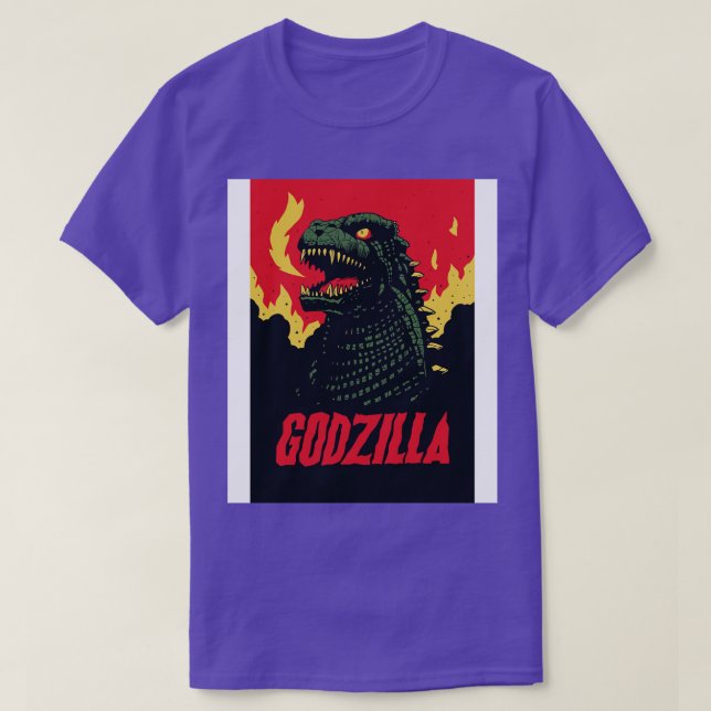 Raw Roaring Godzilla T-Shirt (Design Front)