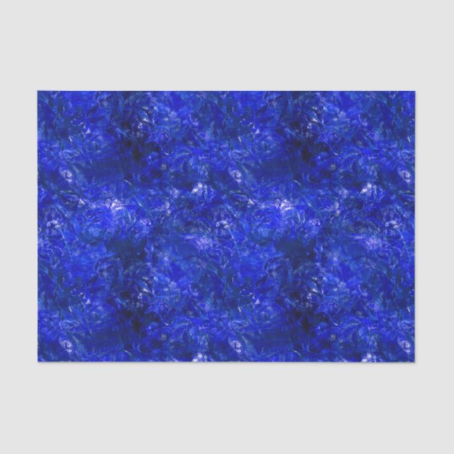 Raw Sapphire Tissue Paper (Front)