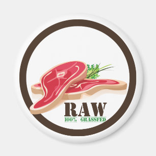 Raw Steak Organic Planet Magnets