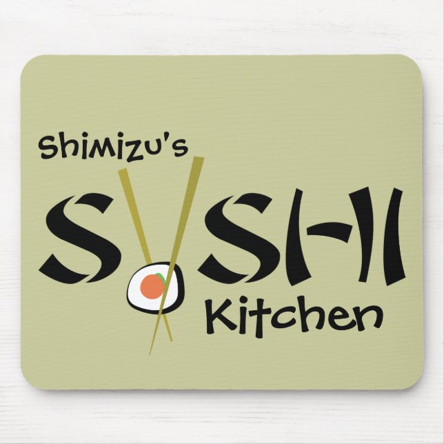 Raw Sushi Organic Planet Mousepads (Front)