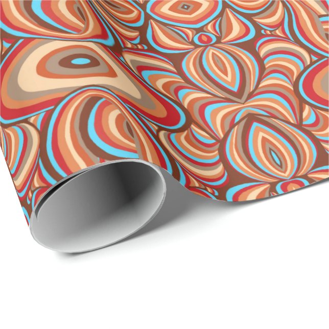 Raw Swirls Wrapping Paper (Roll Corner)