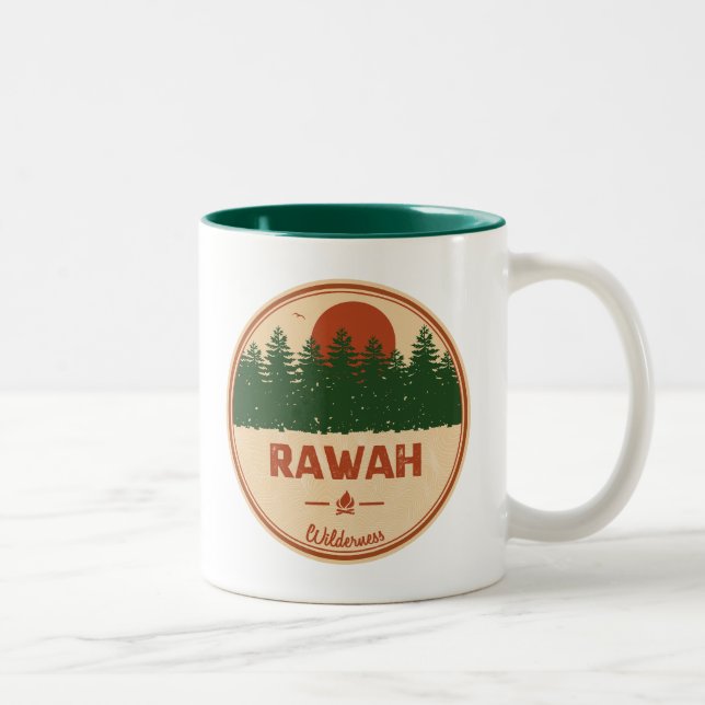 Rawah Wilderness Colorado Two-Tone Coffee Mug (Right)