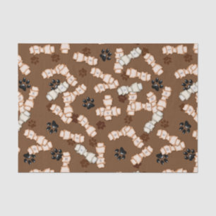 Rawhide Dog Bones-Tissue Wrap Paper