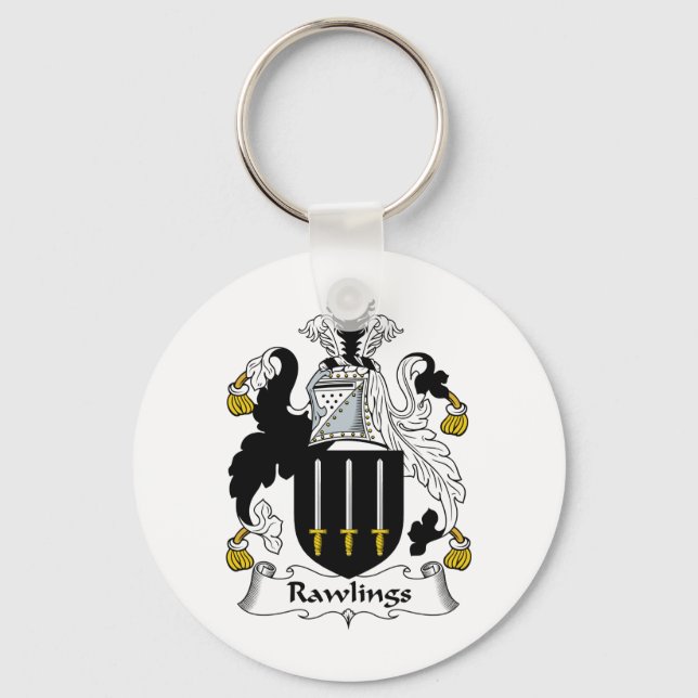 Rawlings Family Crest Key Ring (Front)