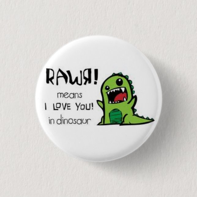RAWR 3 CM ROUND BADGE (Front)