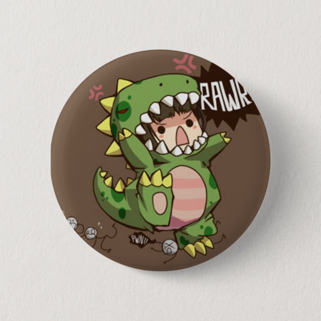 rawr!!! 6 cm round badge (Front)