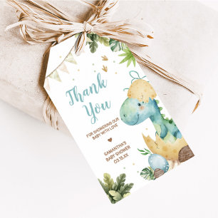 Rawr Dino Baby Shower Favour Tag