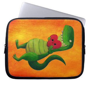 RAWR Dinosaur Love Laptop Sleeve