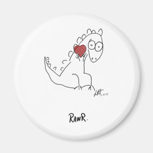 Rawr dinosaur ! magnet