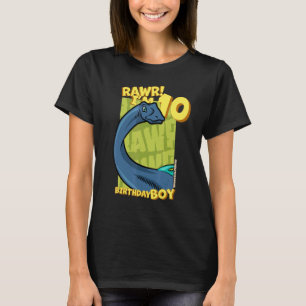 Rawr I'm 10 Birthday Boys 10th Birthday Dino Quae T-Shirt