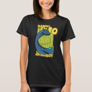 Rawr I'm 10 Birthday Boys 10th Birthday Dino Quaes T-Shirt