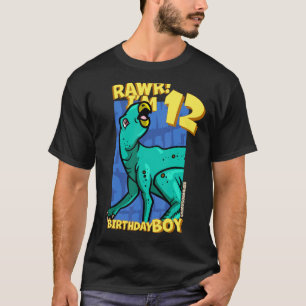 Rawr I'm 12 Birthday Boys 12th Birthday Dino Zeph T-Shirt