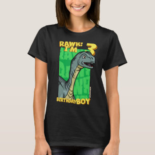 Rawr I'm 3 Birthday Boys 3rd Birthday Dino Mussau T-Shirt