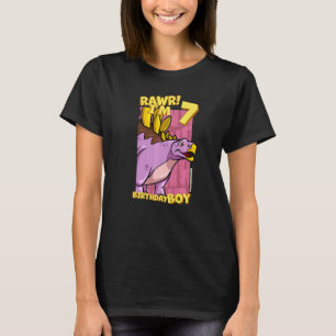 Rawr I'm 7 Birthday Boys 7th Birthday Dino Kentros T-Shirt