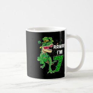 Rawr I'm 7 Birthday Years Old 2015 T Rex Dinosaur  Coffee Mug