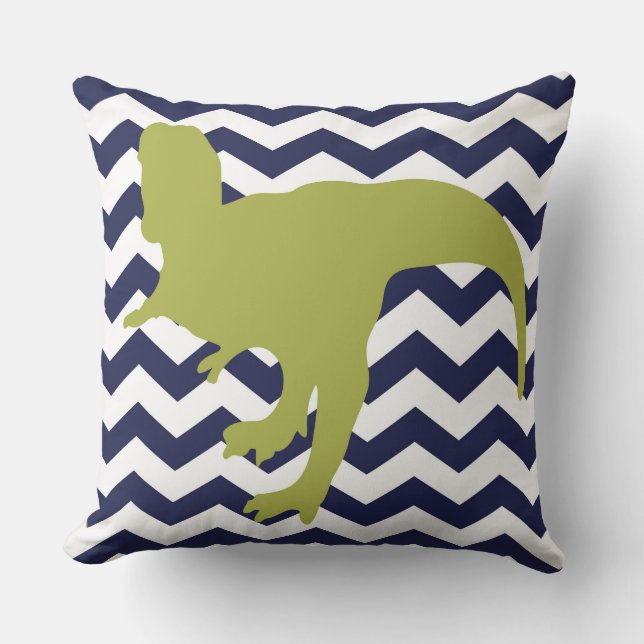 Rawr Means I love You In Dinosaur Pillow for Kids (Front)