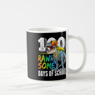 Rawrsome Days Of School Dinosaur 100th Day Of Scho Coffee Mug