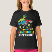 Rawrsomely Different T Rex Monster Truck Autism