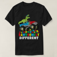 Rawrsomely Different T Rex Monster Truck Autism