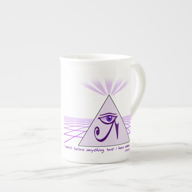 RAWs original Lumi drawing Bone China Mug (Front Right)