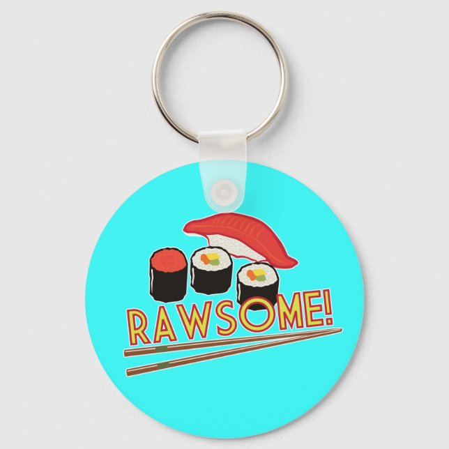 Rawsome! Key Ring (Front)