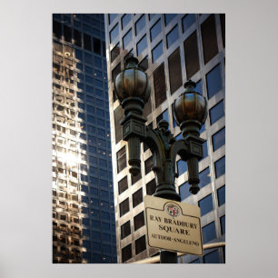 Ray Bradbury Square, Los Angeles Poster