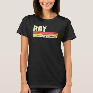 Ray Name Personalised Retro Vintage 80s 90s Birthd T-Shirt
