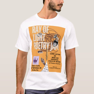 Ray of Light Poetry Jam white T-shirt