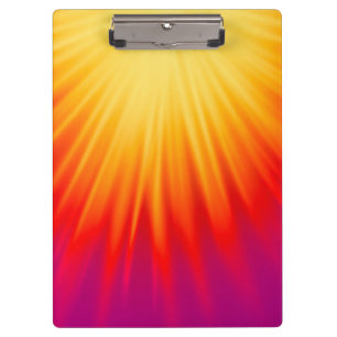 Ray of Light  Yellow Red  Clipboard