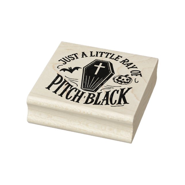 Ray of Pitch Black – Halloween with Bite Rubber Stamp (Stamp)