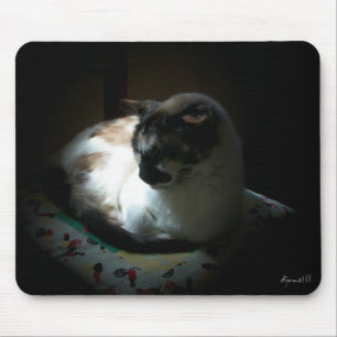 Ray of Sun Napping Kitty Mouse Pad